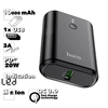 Универсальный внешний аккумулятор HOCO Q3 Mayflower 10000mAh, 1xUSB, 1xUSB-C, 3А, QC3.0, PD20W, LED, Li-Ion (черный)