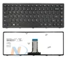 Клавиатура для Lenovo G400, G405S, S410P черная с рамкой P/N: V-142920AS1, 9Z.NAASW.L0R, NSK-BLLSW