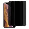 Комплект защитных стекол Perfeo Антишпион для Apple iPhone X/XS/11 Pro, черная рамка, 3 шт (PF_E0049)