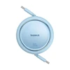 Кабель Baseus Free2Draw Mini Retractable Charging Cable USB-C/USB-C 1m Galaxy Blue (P10364500311-00)