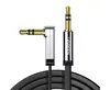 Кабель UGREEN AV119 (10729) 3.5mm Male to 3.5mm Male Straigth to angle flat Cable 5m  - Black