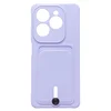 Чехол-накладка - SC304 с картхолдером для "Infinix Hot 40" (light violet) (226977)