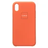 Чехол-накладка [ORG] Soft Touch для "Apple iPhone XR" (dark orange)