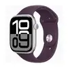 Умные часы Apple Watch Series 10 (GPS), 46 мм, Silver Aluminum Case/Plum Sport Band - S/M