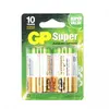 Батарейка GP Super LR20 D Alkaline 1.5V (2 шт. в блистере)