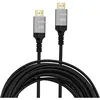 Кабель аудио-видео Digma HDMI 2.1 AOC, HDMI (m) - HDMI (m), ver 2.1, 20м, GOLD, черный [hdmi-aoc2.1-20]