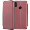 Чехол-книжка для Huawei Y6 (2019) (темно-красный) Fashion Case