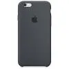 Силиконовый чехол Apple Silicon Case на iPhone 5, 5s, SE темно-серый