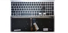 Клавиатура для ноутбука Acer 9Z.N8QSQ.71D чёрная, рамка серебряная, с подсветкой