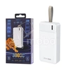 Внешний Аккумулятор (Power Bank) Remax RPP-289 30000 mAh (20W, QC, PD, MicroUSB, Type-C, LED индикатор) Белый