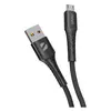 Кабель Deppa Armor USB/microUSB, 1 м, черный (72515)