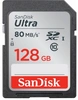 Карта памяти SanDisk Ultra SDXC 128GB Class 10 UHS-I (80MB/s)