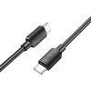 Кабель Hoco X96 Hyper, USB Type-C (m) - USB Type-C (m), 1м, 3A, черный [x96 hyper type-c to type-c]