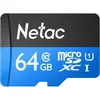 Карта памяти microSDXC UHS-I U1 NETAC P500 64 ГБ, 80 МБ/с, Class 10, NT02P500STN-064G-S, 1 шт., без адаптера