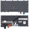 Клавиатура для ноутбука Lenovo ThinkPad (Yoga 260, 460) с указателем (Point Stick), с подсветкой (Light) Black RU