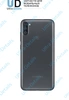 Задняя крышка Samsung A115F (A11) со стеклом камеры (черный)