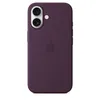 Чехол Apple Silicone Case with MagSafe для iPhone 16 Plum (MYY43)