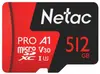 Карта памяти microSDXC 512Gb Netac P500 Extreme Pro NT02P500PRO-512G-S