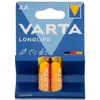 AA Батарейка VARTA Longlife LR6 Alkaline, 2 шт.