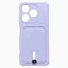 Чехол-накладка - SC304 с картхолдером для "TECNO Spark 10 4G" (light violet) (228171)