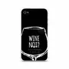 Силиконовый чехол Wine not black на iPhone 4/4S