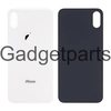 Задняя крышка iPhone XS Серебряная, Белая (Silver, White)