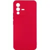 Чехол (клип-кейс) DF vCase-07, для Vivo V23, красный [vcase-07 (red)]