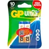 AA Батарейка GP Ultra Plus Alkaline 15AUP LR6, 2 шт.