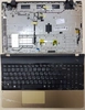 Клавиатура для ноутбука Samsung 9Z.N5QSN.20R чёрная, верхняя панель в сборе (золотая)