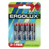 Батарейки Ergolux Alkaline АА (LR6), 4 шт (LR6 BL3+1)