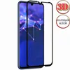 Защитное стекло 3D для Huawei P Smart (2019) [изогнутое клеится на весь экран] Red Line (черное)