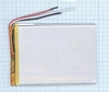 Аккумулятор универсальный 3x70x105 мм 3.8V 3500mAh Li-Pol (3 Pin)