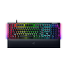 Игровая клавиатура Razer BlackWidow V4 (Green Switch) с подставкой, черный, английская раскладка