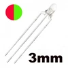 Светодиод двухцветный красный/зеленый 3mm, 3pin, 2.2V, 20mA, R16-21