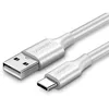 Кабель UGREEN US287, USB Type-C (m) - USB (m), 1м, 3A, белый [60121]