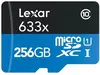 LEXAR 256GB  High-Performance 633x microSDXC UHS-I, up to 100MB/s read 45MB/s write C10 A1 V30 U3, Global