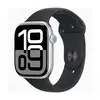 Умные часы Apple Watch Series 10 (GPS), 46 мм, Silver Aluminum Case/Black Sport Band - M/L