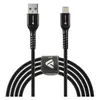 Кабель LYAMBDA USB Type-A(m)/Lightning(m), 2,4A, 1 м, чёрный (LAL10-BK)