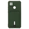 Чехол-накладка - SC304 с картхолдером для "Xiaomi Redmi 9C" (dark green) (208509)