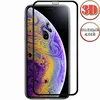 Защитное стекло 3D для Apple iPhone XS Max [изогнутое клеится на весь экран] (черное)