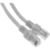 Патч-корд PREMIER PP6U-1M литой (molded), UTP, кат.6, 1м, 4 пары, 24AWG, алюминий омедненный, многожильный, серый