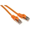 Патч-корд PREMIER PP22-2M/O литой (molded), FTP, кат.5E, 2м, 4 пары, 26AWG, алюминий омедненный, многожильный, оранжевый