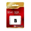 Карта памяти microSDHC Silicon Power 16 ГБ, Class 10, SP016GBSTH010V10, 1 шт., без адаптера