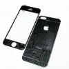 Защитное двухстороннее стекло Алмаз 2в1 для дисплея и корпуса iPhone 4, 4s Черное