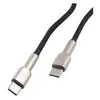 Кабель Baseus Cafule Series 2хUSB Type-C, металл, 1 м, черный (CATJK-C01)