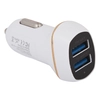 Блок питания (сетевой адаптер) Smart Car Charger LZ-312 2 USB выхода 3.1А белое, коробка