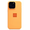 Чехол-накладка ORG Silicone Case SafeMag с анимацией для "Apple iPhone 15 Pro Max" (orange sorbet)