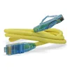 Патч-корд Hyperline PC-LPM-UTP-RJ45-RJ45-C6-1M-LSZH-YL, вилка RJ-45, вилка RJ-45, кат.6, LSZH, 1м, желтый