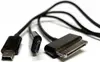 Кабель microUSB miniUSB 30 pin .NoBrand 708080 круглый черный