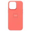 Чехол-накладка ORG Silicone Case SafeMag с анимацией для "Apple iPhone 13 Pro" (розовый цитрус)